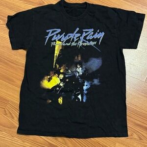 Purple Rain Michael Jackson‎ Fan Music Album Graphic T-Shirt Size M Vintage Y2k